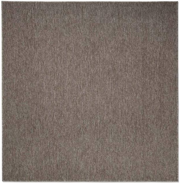 Tapeso Vierkant vloerkleed Lush taupe 200x200 cm - Foto 2