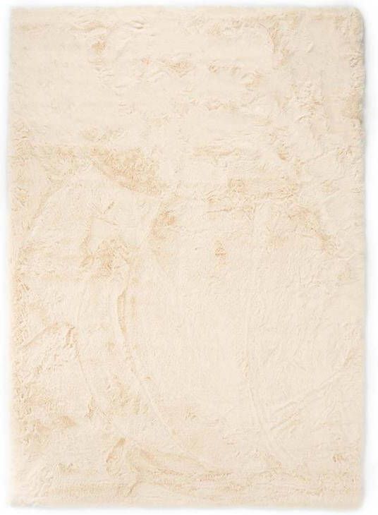 Tapeso Zacht hoogpolig vloerkleed Comfy plus crème 200x290 cm - Foto 2
