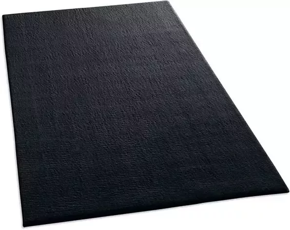 Tapeso Zacht vloerkleed Loft zwart wasbaar 30°C 60x120 cm - Foto 2