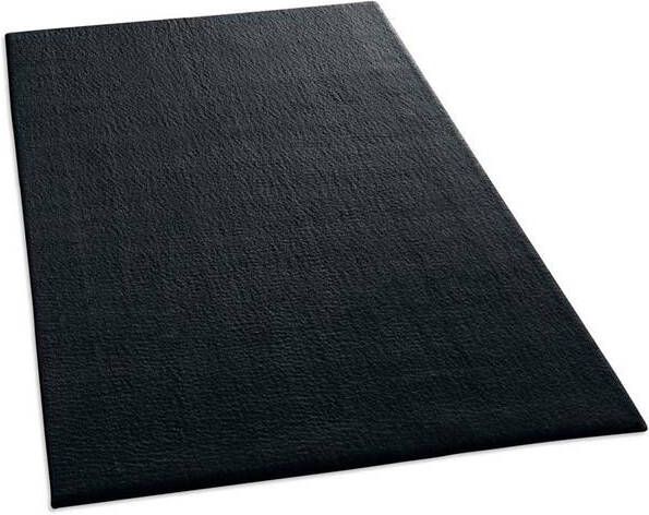 Tapeso Zacht vloerkleed Loft zwart wasbaar 30°C 80x150 cm - Foto 2