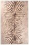 Tapeso Zebra vloerkleed wasbaar Moderna bruin 160x240 cm - Thumbnail 1