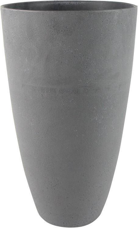 Ter Steege Bloempot gerecycled kunststof grijs 50 x 29 cm