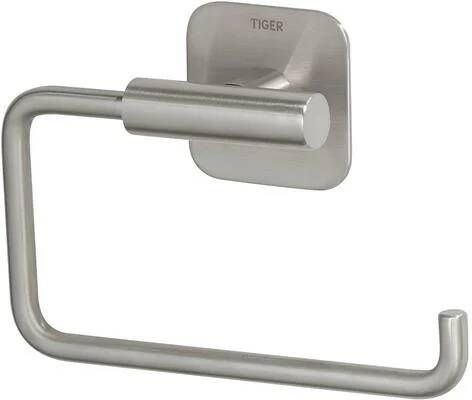 Tiger Colar Toiletrolhouder zonder Klep RVS Geborsteld