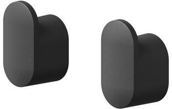 Tiger Carv Handdoekhaak 2 st. Zwart