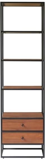 Tikamoon Agra Kolom van massief acacia en metaal