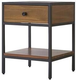 Tikamoon Agra Nachtkastje in massief acacia en metaal