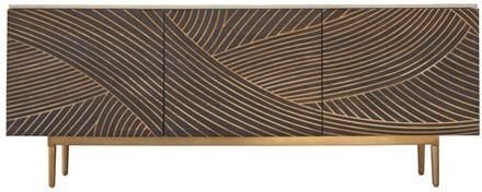 Tikamoon Bilal Dressoir van massief mangohout en terrazzo 180 cm