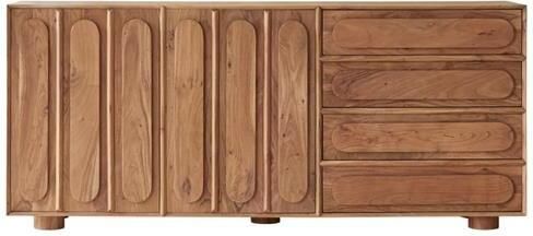 Tikamoon Buffetkast Olga van massief acacia 200 cm