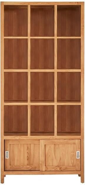 Tikamoon Coffee Tek Massief teakhouten boekenkast