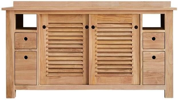 Tikamoon Coline Massief teakhouten badmeubel 145 cm