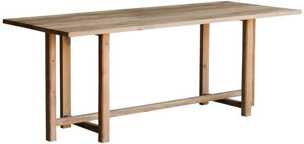 Tikamoon Eettafel van massief gerecycled teakhout voor 6|8 personen