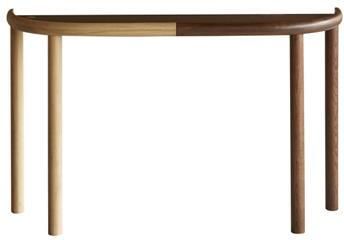 Tikamoon Eikenhouten consoletafel