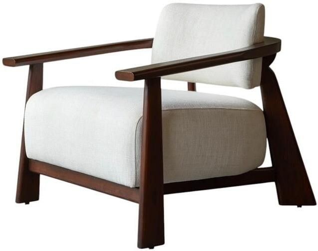 Tikamoon Fauteuil Matéo van mindihout en stof 1 zitplaats