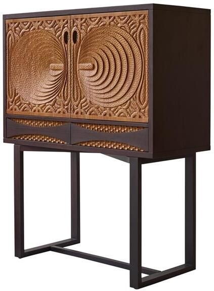 Tikamoon Frida Massief mahonie dressoir 120 cm