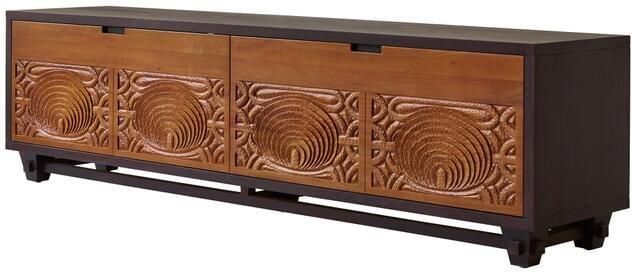 Tikamoon Frida Massief mahonie TV-meubel 200 cm