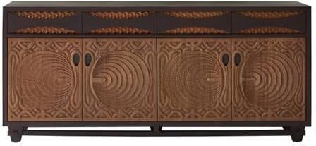 Tikamoon Frida massieve mahonie buffetkast 180 cm