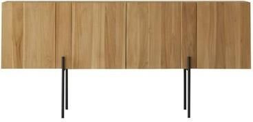 Tikamoon Honorine Massief teakhouten hoog buffet 165 cm