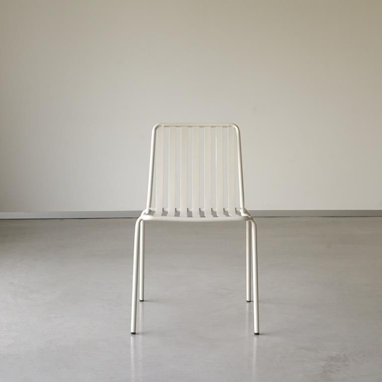 Tikamoon Indoor stoel in crèmekleurig metaal