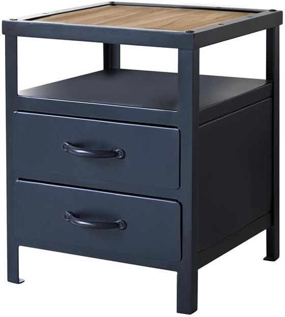 Tikamoon Industriel Metalen nachtkastje