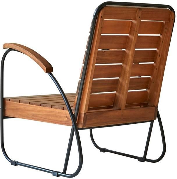 Tikamoon Key Wood Fauteuil van massief acaciahout