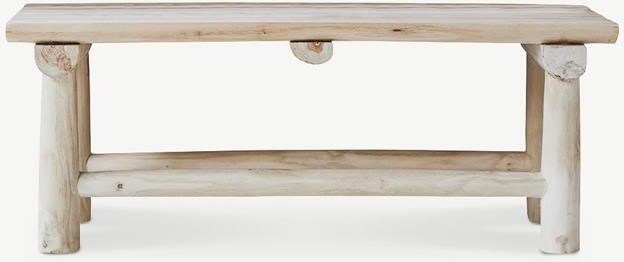 Tikamoon Kilim Massief teakhouten decoratief bankje