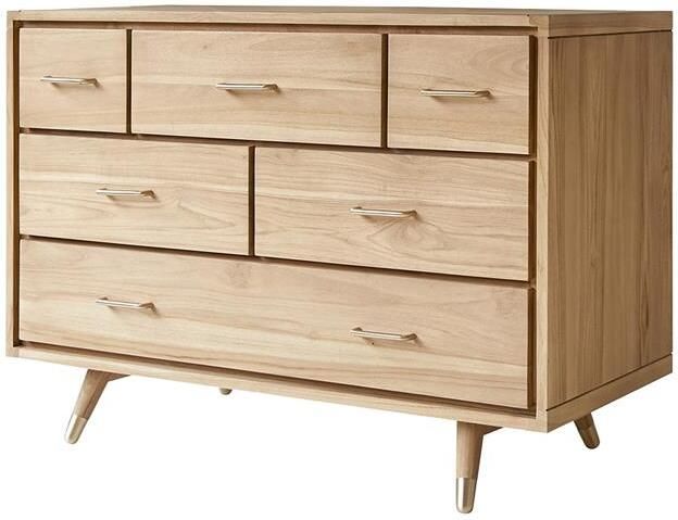 Tikamoon Kort Massief teakhouten ladekast