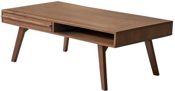 Tikamoon Lage tafel van massief acacia Niels 115 cm