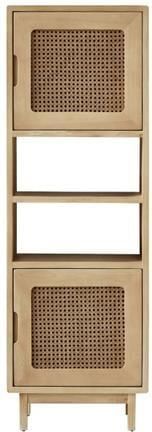 Tikamoon Luis Hoge boekenkast van iep en riet