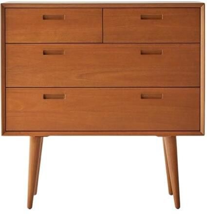 Tikamoon Magda 50&apos;s Ladekast van massief mahoniehout