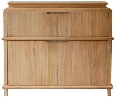 Tikamoon Massief teakhouten buffetkast 120 Achille