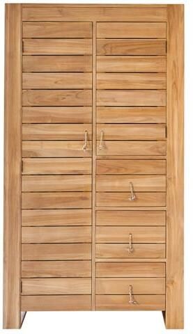 Tikamoon Minimalys Hangkast van massief teakhout