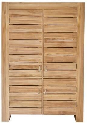 Tikamoon Minimalys Kast van massief teakhout