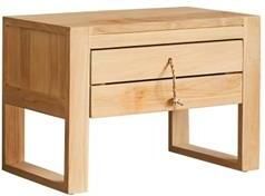 Tikamoon Minimalys Nachtkastje voor kinderen van massief teakhout