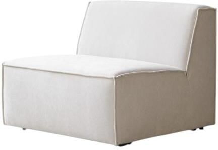 Tikamoon Modulaire loungestoel Dario in beige stof