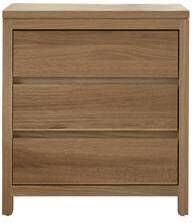Tikamoon Nachtkastje in massief eiken Eden met 3 lades 55 cm