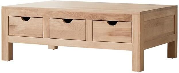 Tikamoon Oliver Massief eiken salontafel