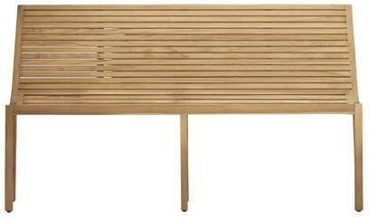 Tikamoon Teakhouten buitenbank Teo 3-zit