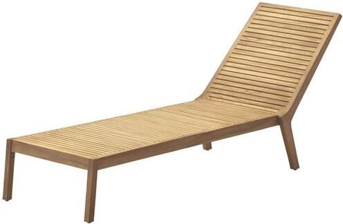 Tikamoon Teakhouten ligbed voor buiten Teo