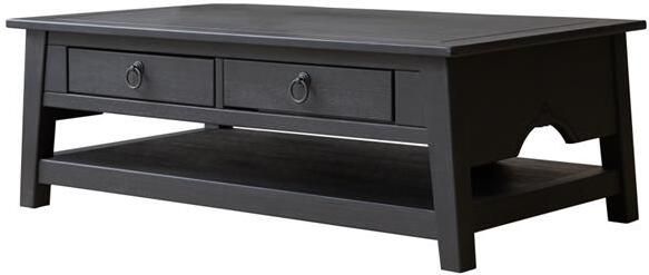 Tikamoon Thaki Black Massief grenen salontafel