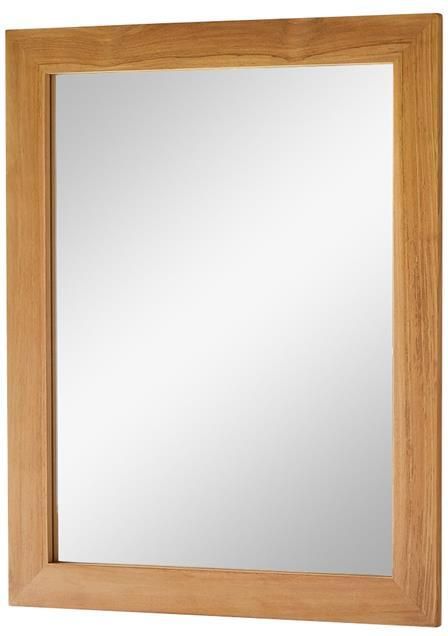 Tikamoon Tona Teakhouten spiegel 90x70 cm