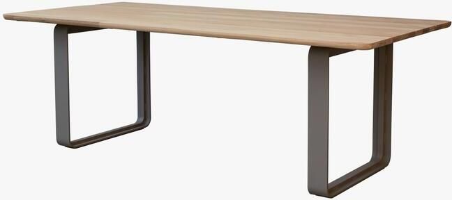 Tikamoon Tuintafel massief gerecycled teakhout aluminium 6|8 pers.