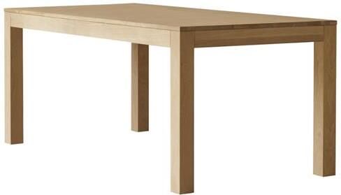 Tikamoon Uitschuifbare tafel in massief eikenhout 180x90 Eden