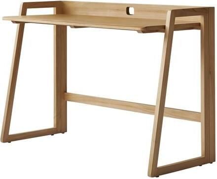 Tikamoon Vouwbureau van licht massief teakhout Philip