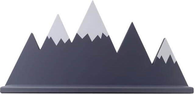 Toddie Grote houten wandplank XL bergen | Mountie