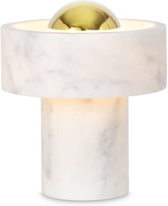 Tom Dixon Stone tafellamp LED oplaadbaar marmer|goud