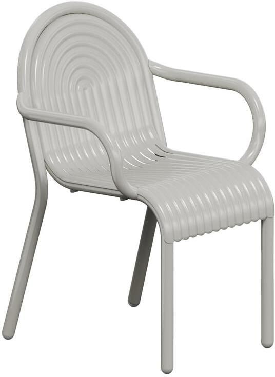 Tom Dixon Groove tuinstoel met armleuning Putty