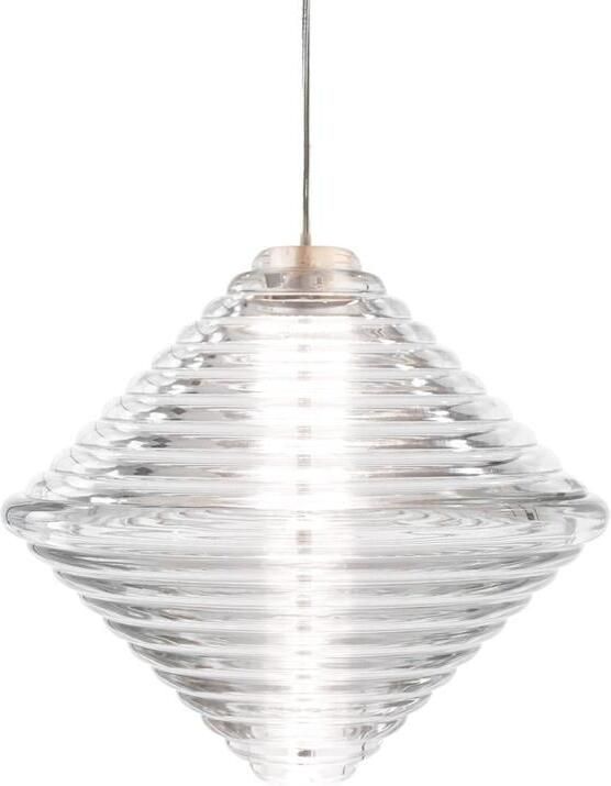 Tom Dixon Press Cone hanglamp LED Ø34 transparant