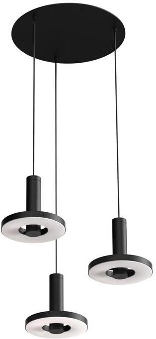 Tonone Beads 3 cluster hanglamp LED Ø56 1 zwart