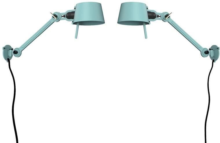Tonone Bolt Bed Sidefit wandlamp met stekker set van 2 Ice Blue