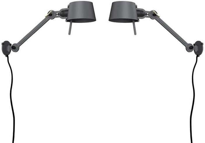 Tonone Bolt Bed Sidefit wandlamp met stekker set van 2 Midnight Grey